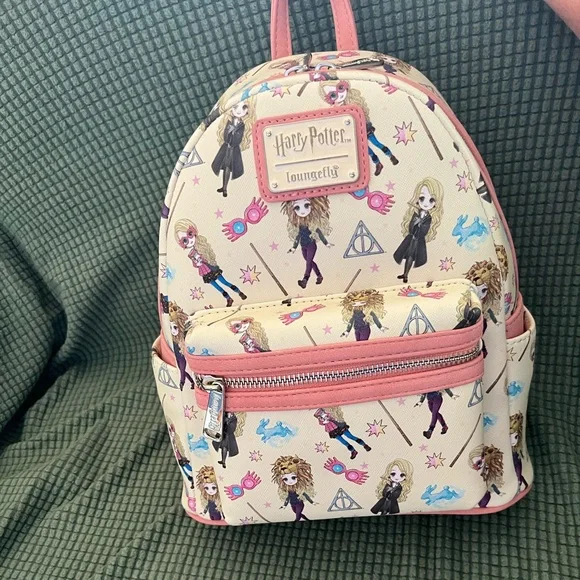 Loungefly Luna love good AOP NWT Universal Loungefly Mini Backpack Harry Potter Luna Lovegood main image 2